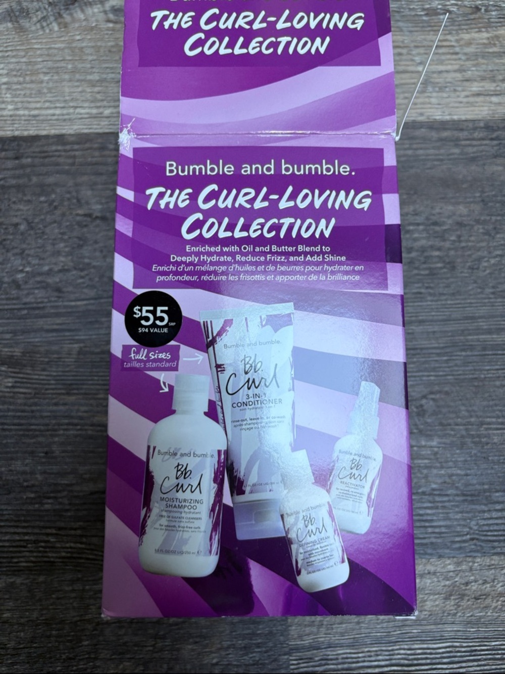 Bumble and bumble Curl-Loving Collection Box in Purple